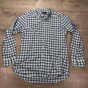 Vineyard Vines Shirt Mens Medium Performance Slim Fit Tucker‎ Button Down Plaid